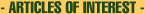 [Articles Of Interest]